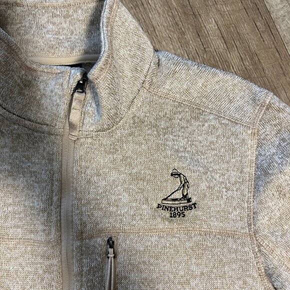 Pinehurst Resort Zip Up Sweater - Ahead Medium - Picture 2 of 4